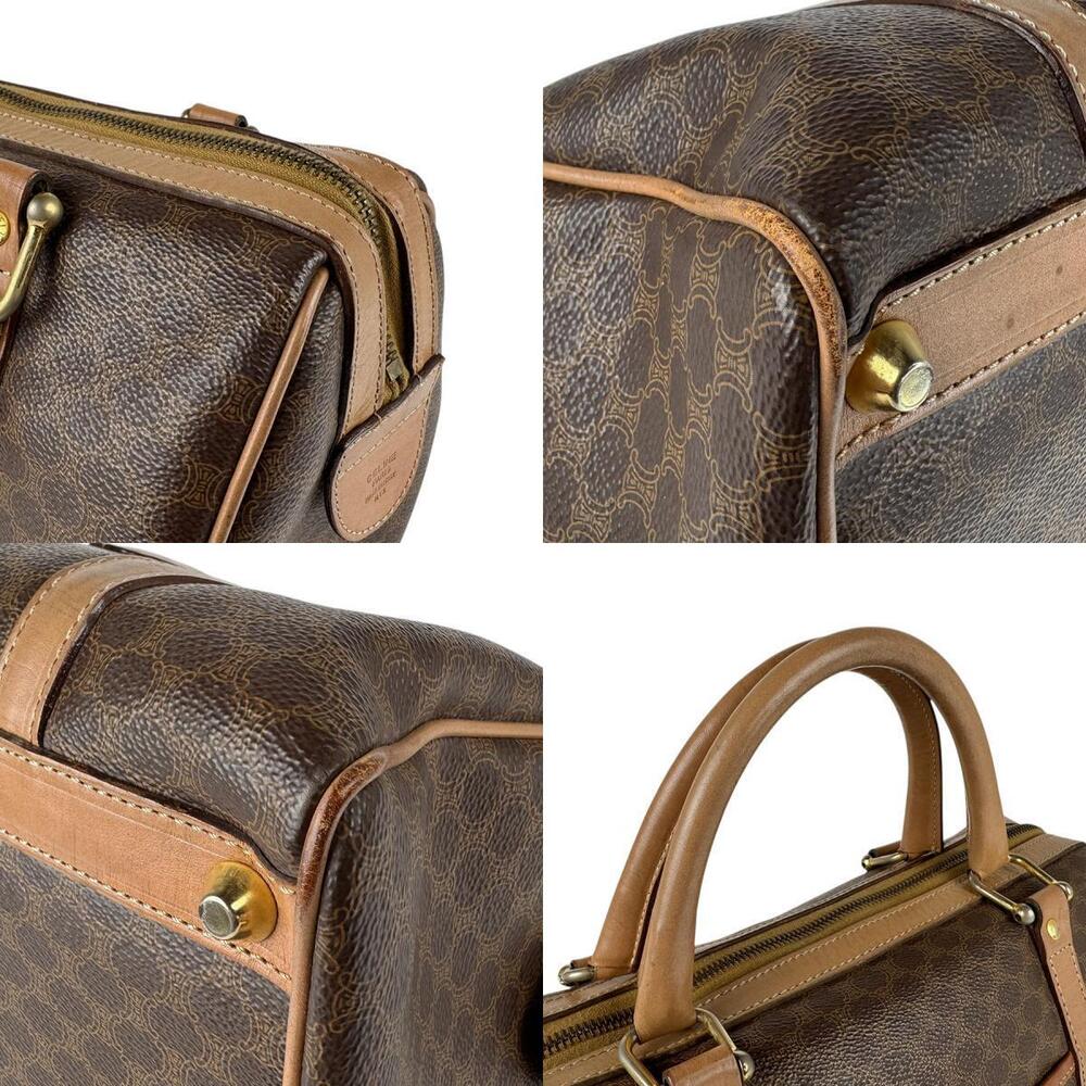 Celine handbag brown coated canvas macadam lining - Picture 4 of 4